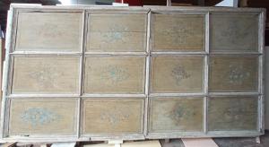 darb184 - Holzdecke bemalt, Epoche 18./19. Jh., asymmetrisch